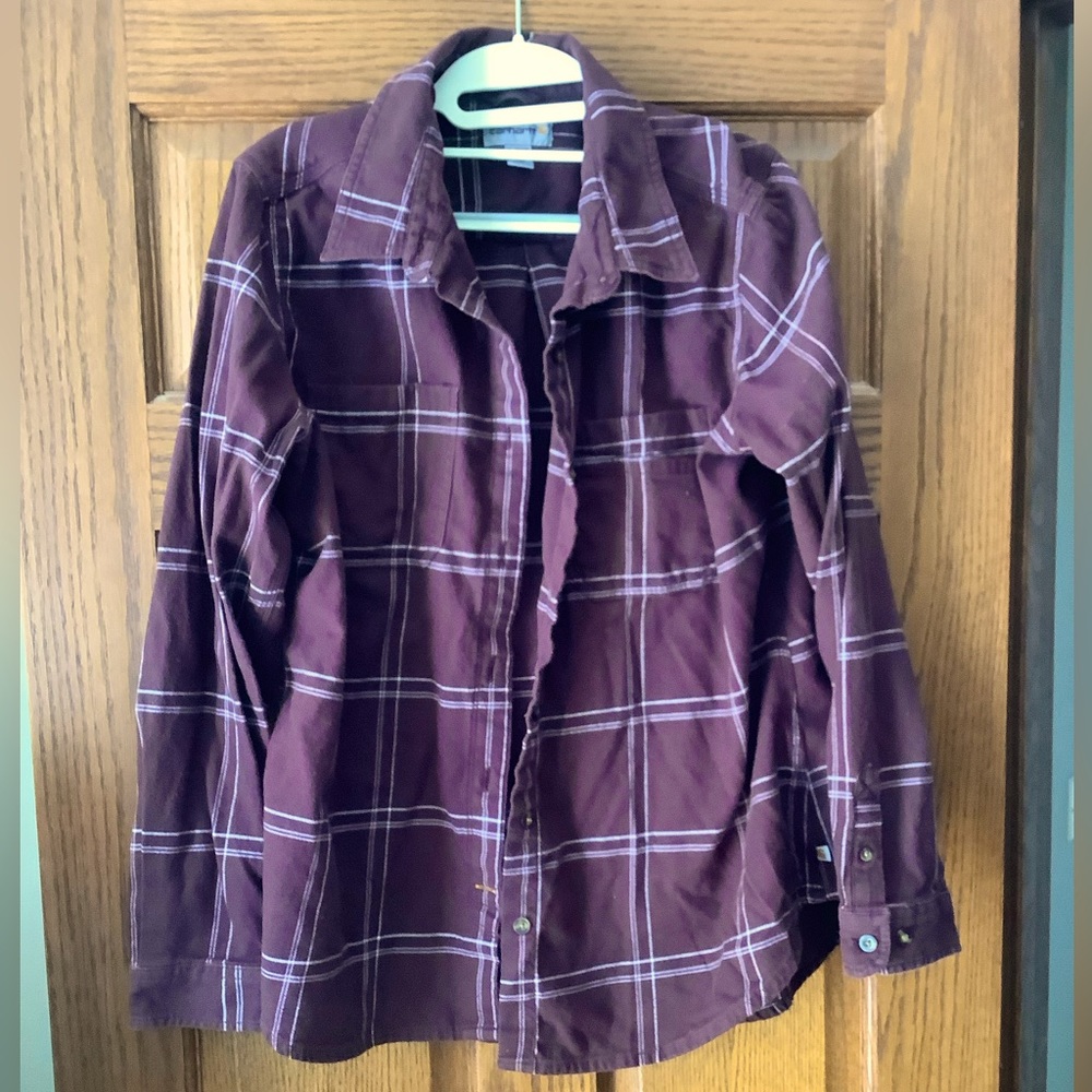 Womens Carhartt button down shirt